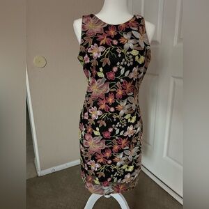 Sam Edelman Black Floral Dress